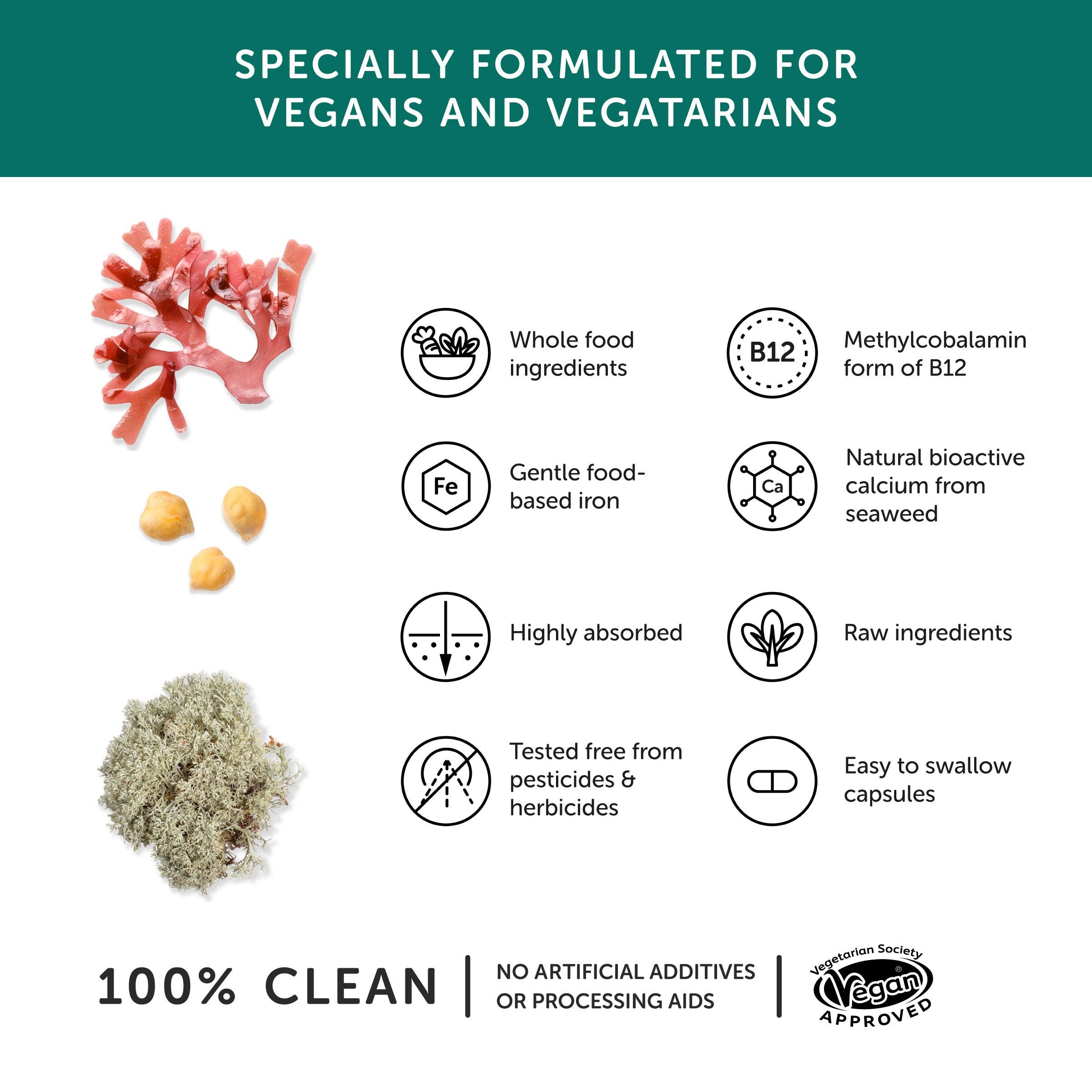 Vegan Multi – Vegan Supplement - 60 Capsules - REGN