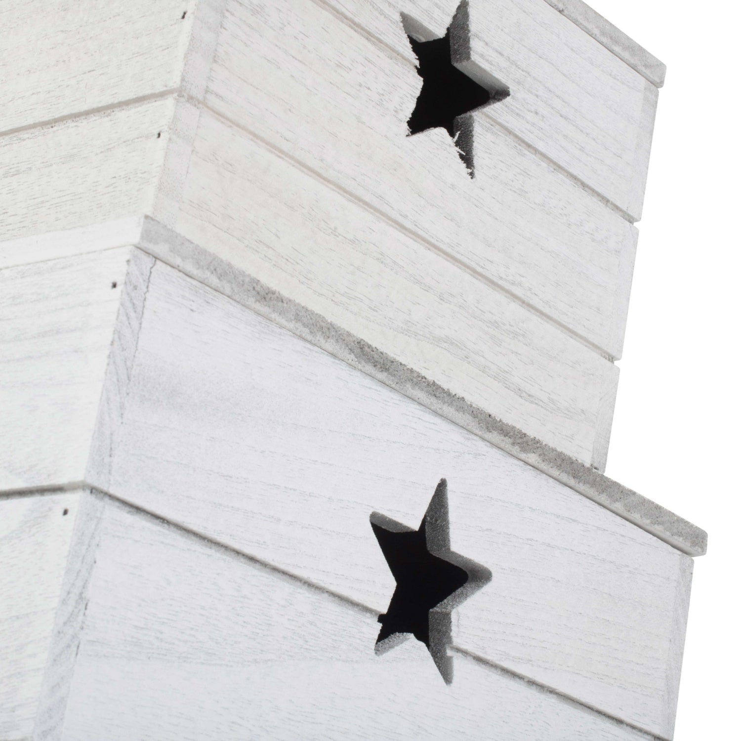 Vintage Star Cut Out Box with Lid Set 2 - REGN