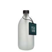 White Glass Bottle and Cap - REGN