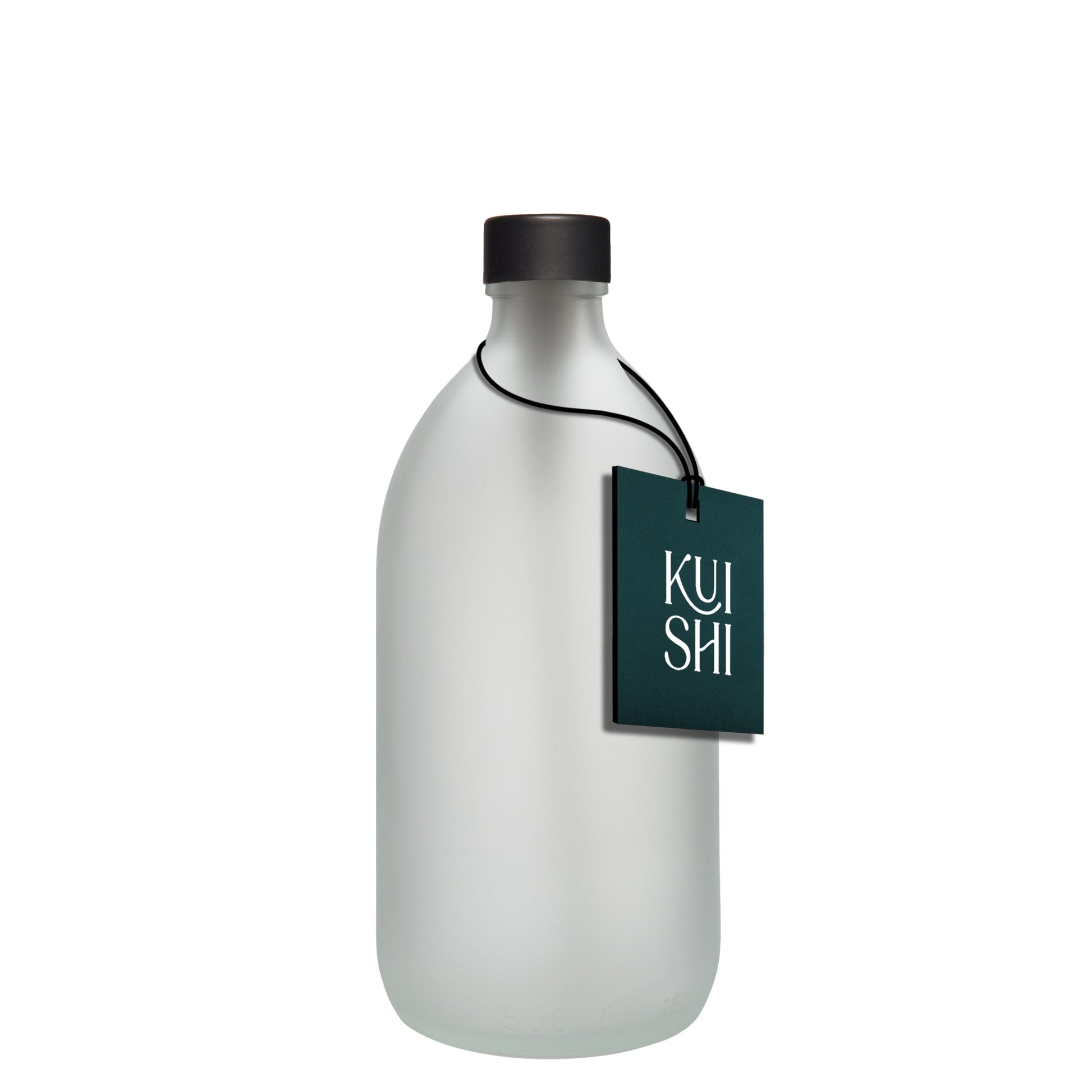 White Glass Bottle and Cap - REGN