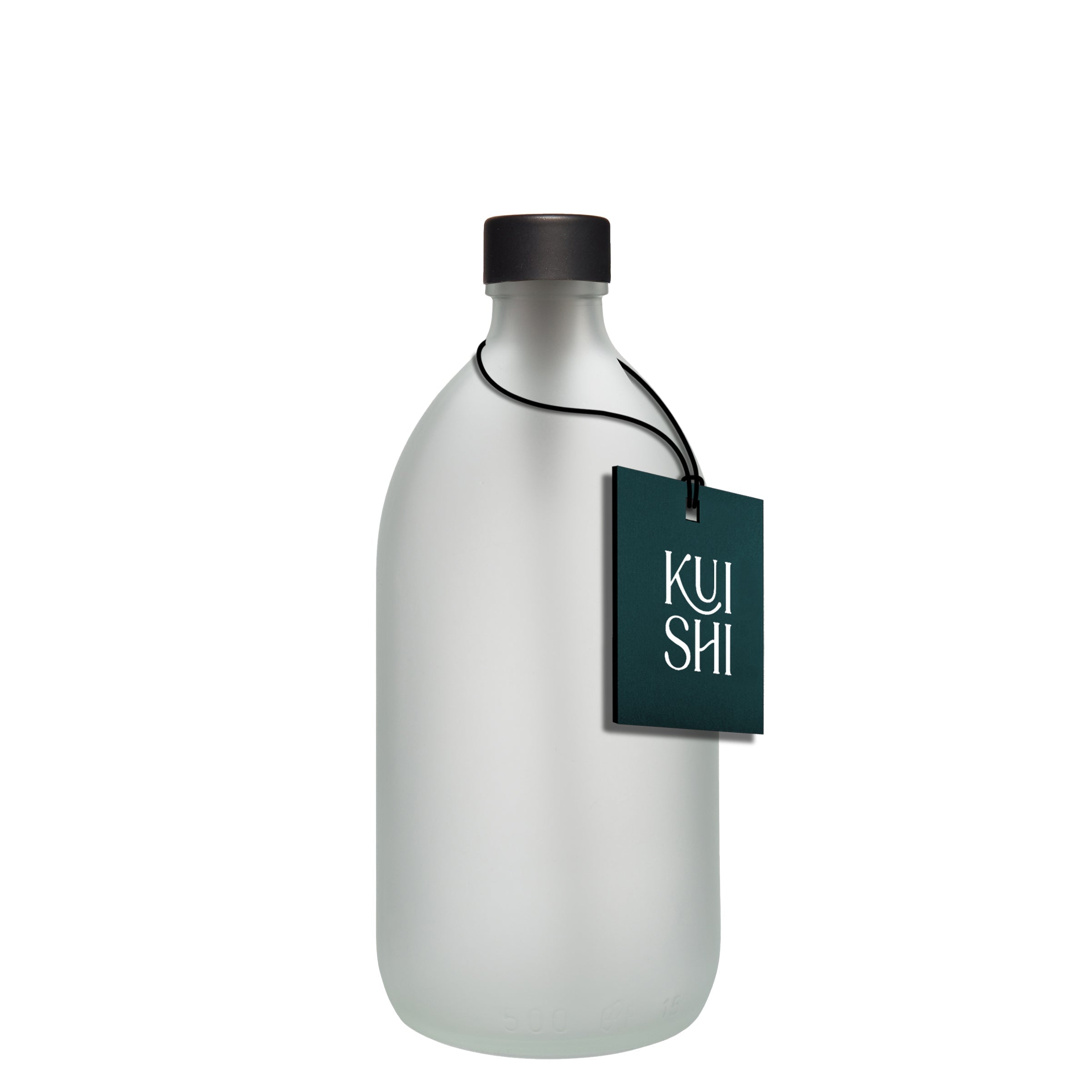 White Glass Bottle and Cap - REGN