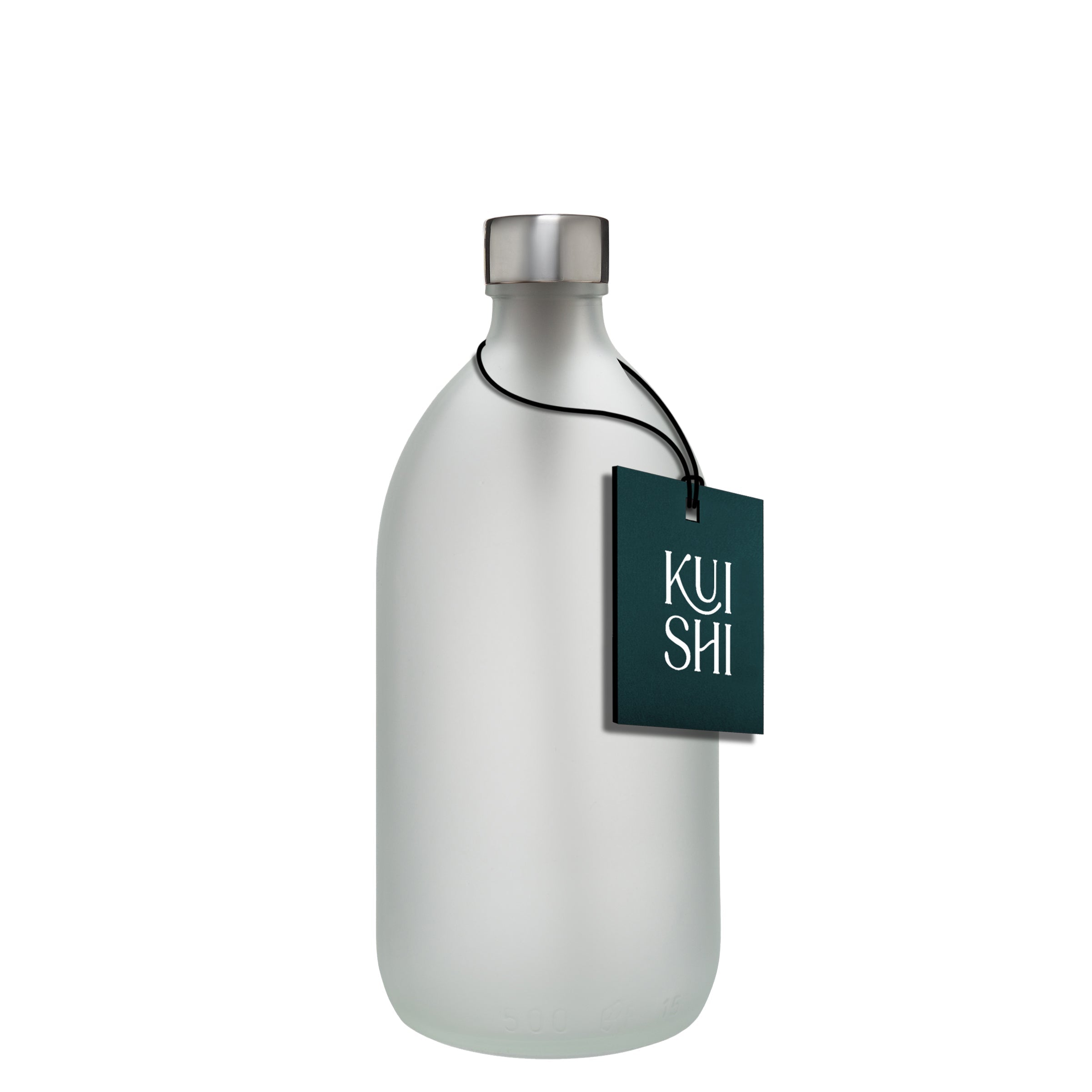 White Glass Bottle and Cap - REGN