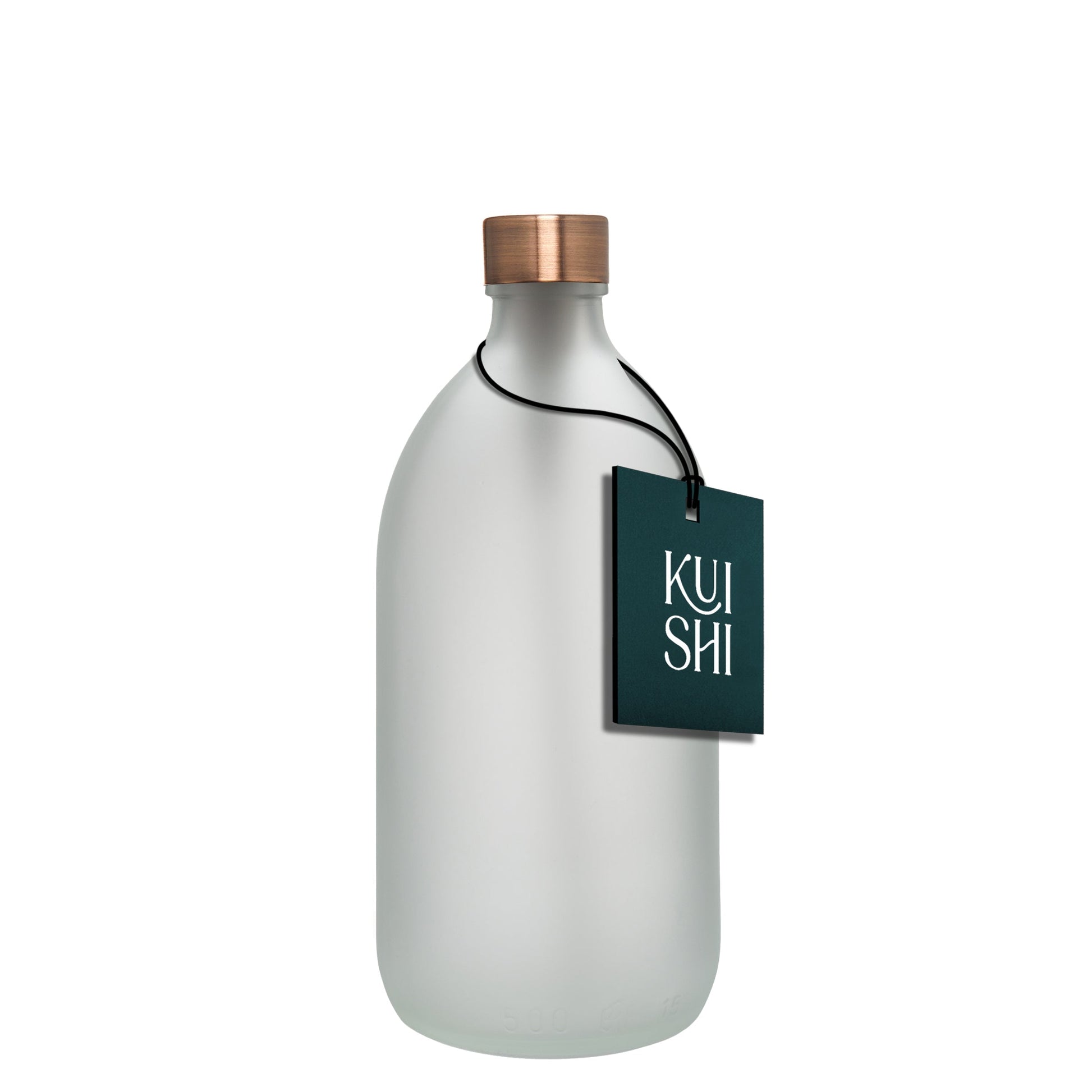 White Glass Bottle and Cap - REGN