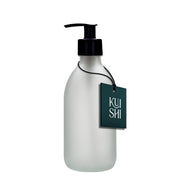 White Glass Pump Bottle - REGN