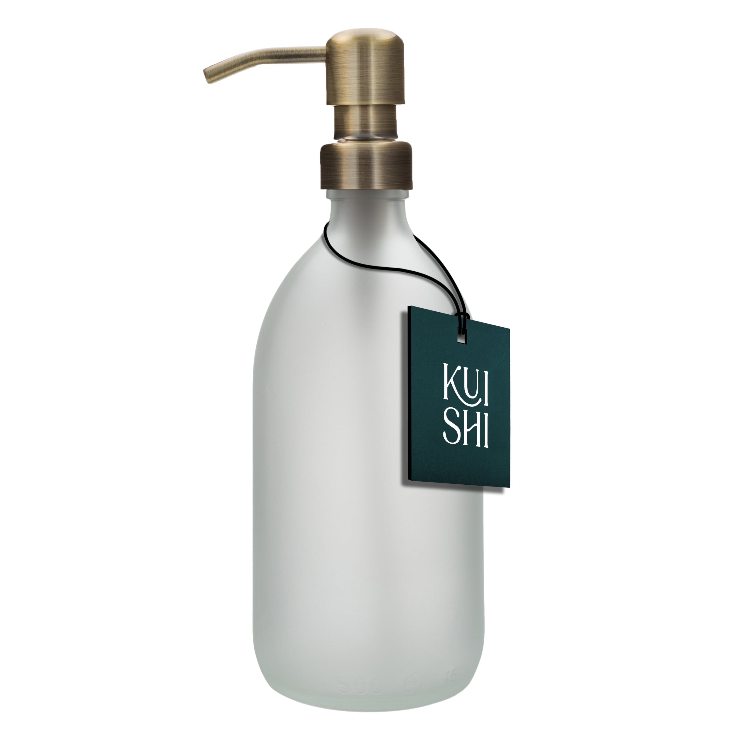 White Glass Soap Dispenser - REGN
