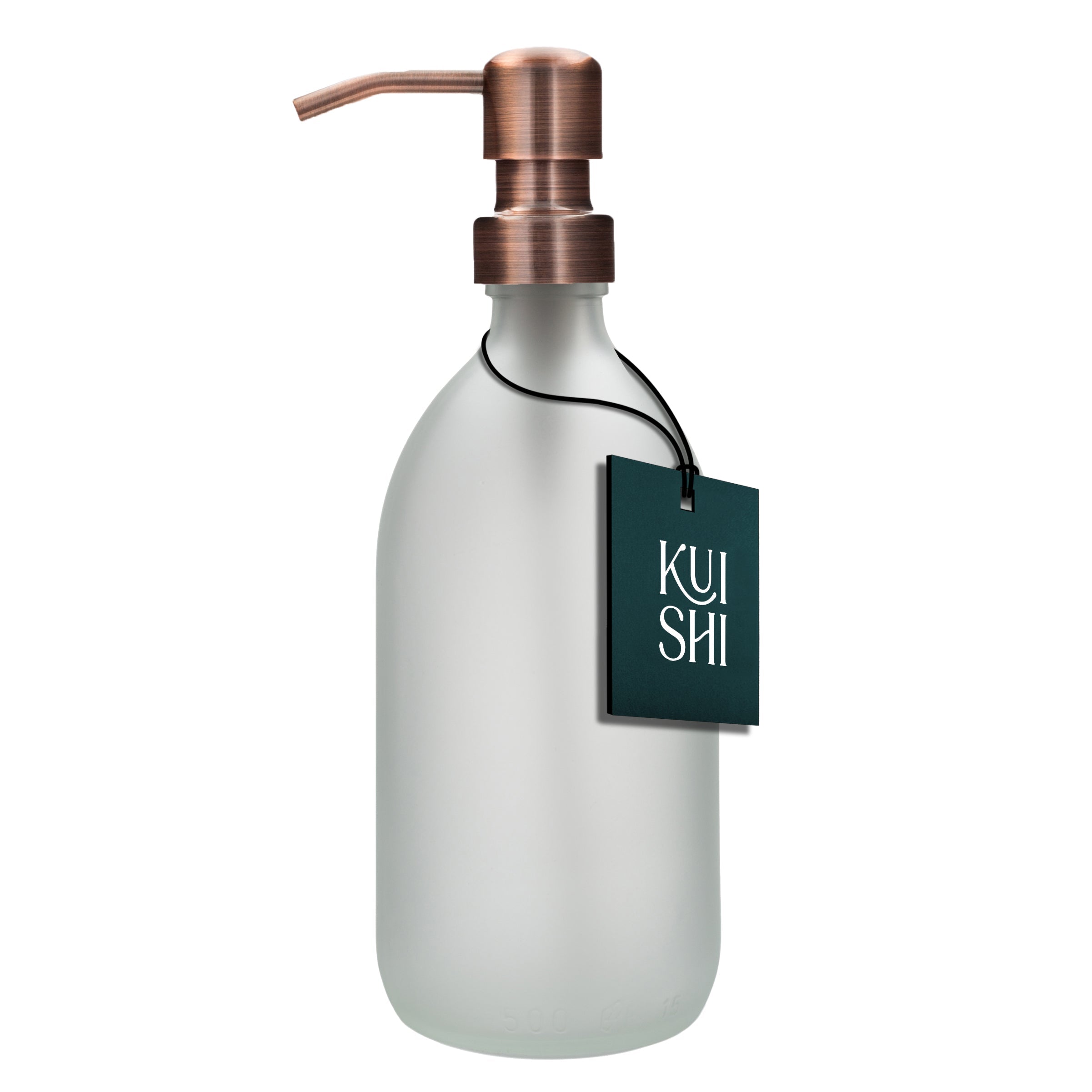 White Glass Soap Dispenser - REGN