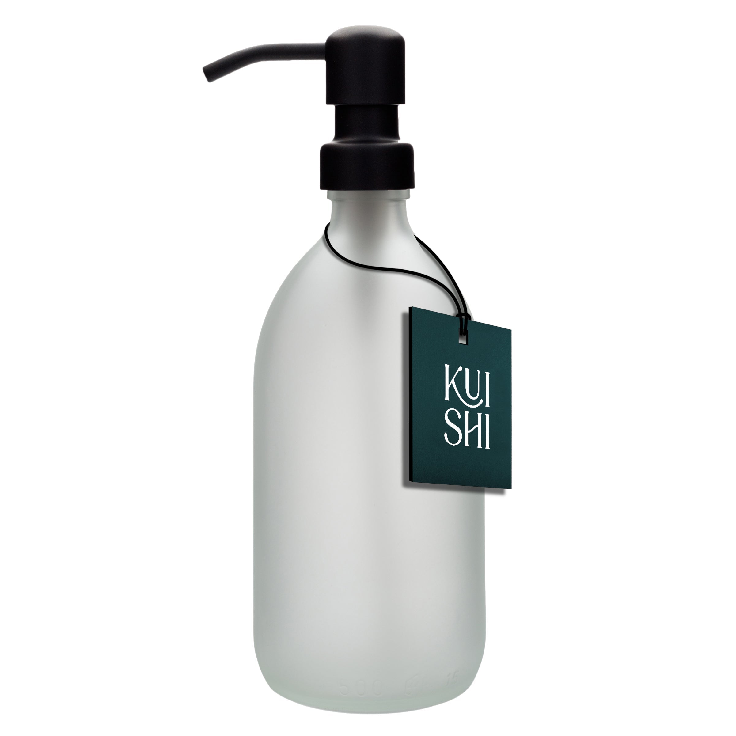 White Glass Soap Dispenser - REGN