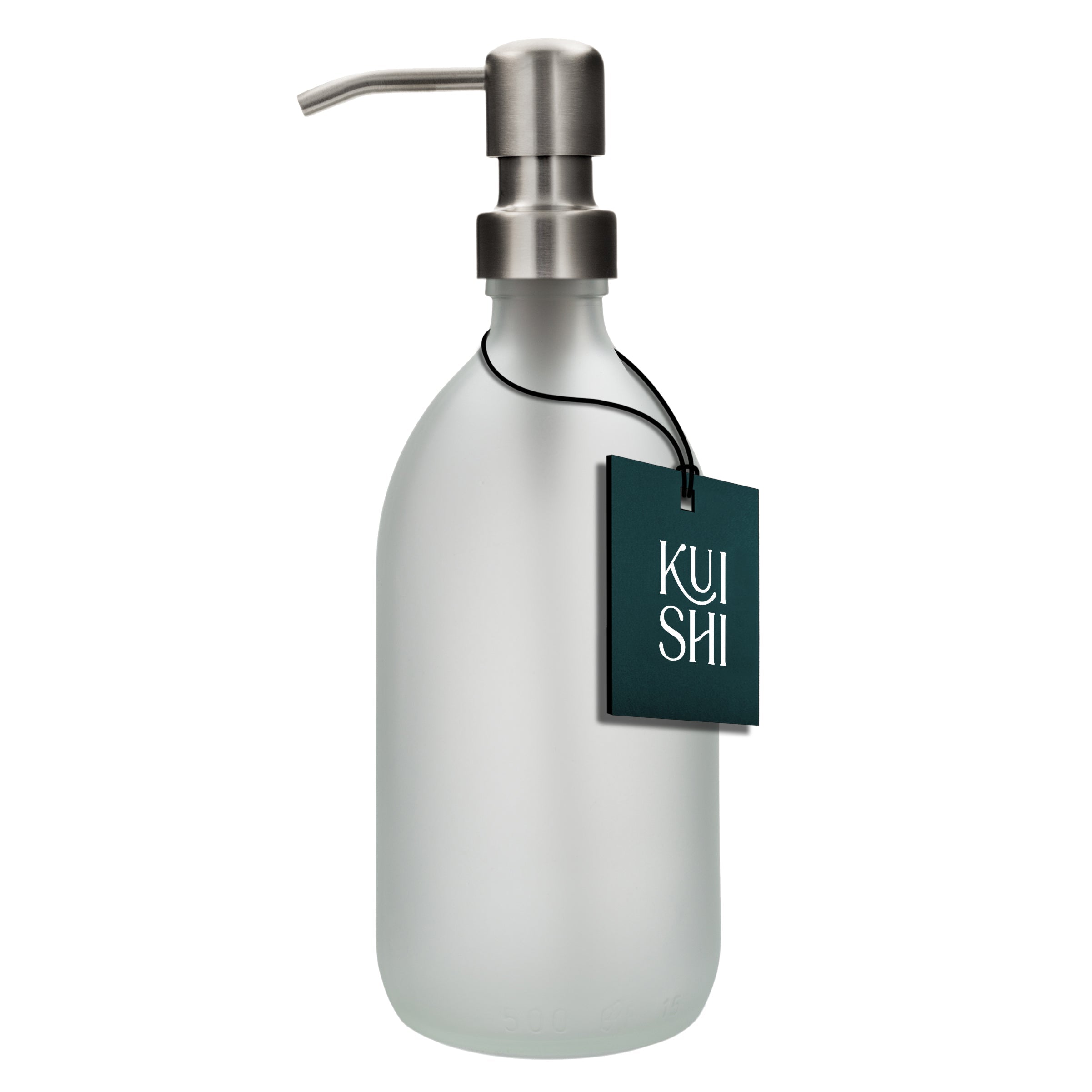 White Glass Soap Dispenser - REGN