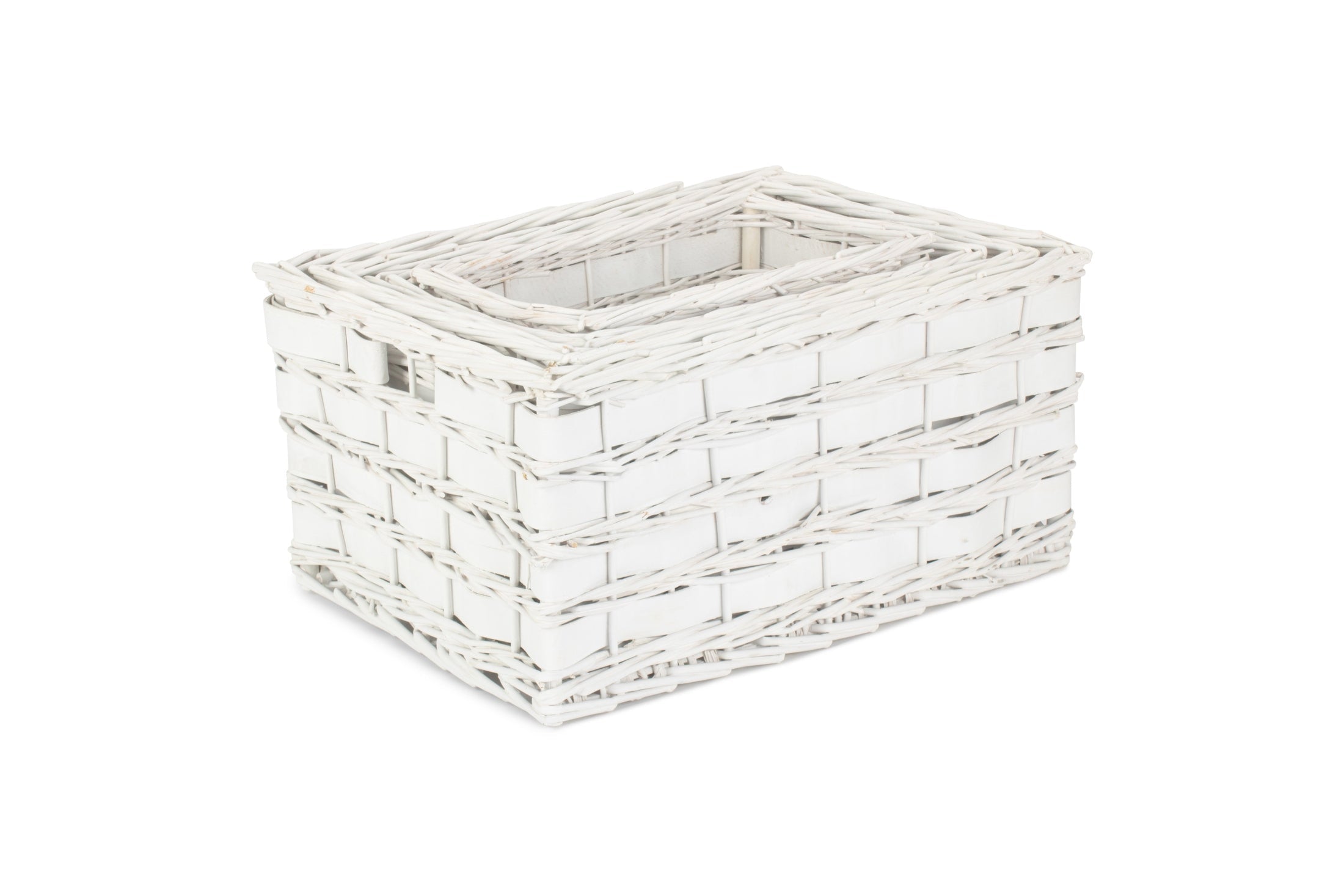 White Scandi Storage Basket Set 4 - REGN