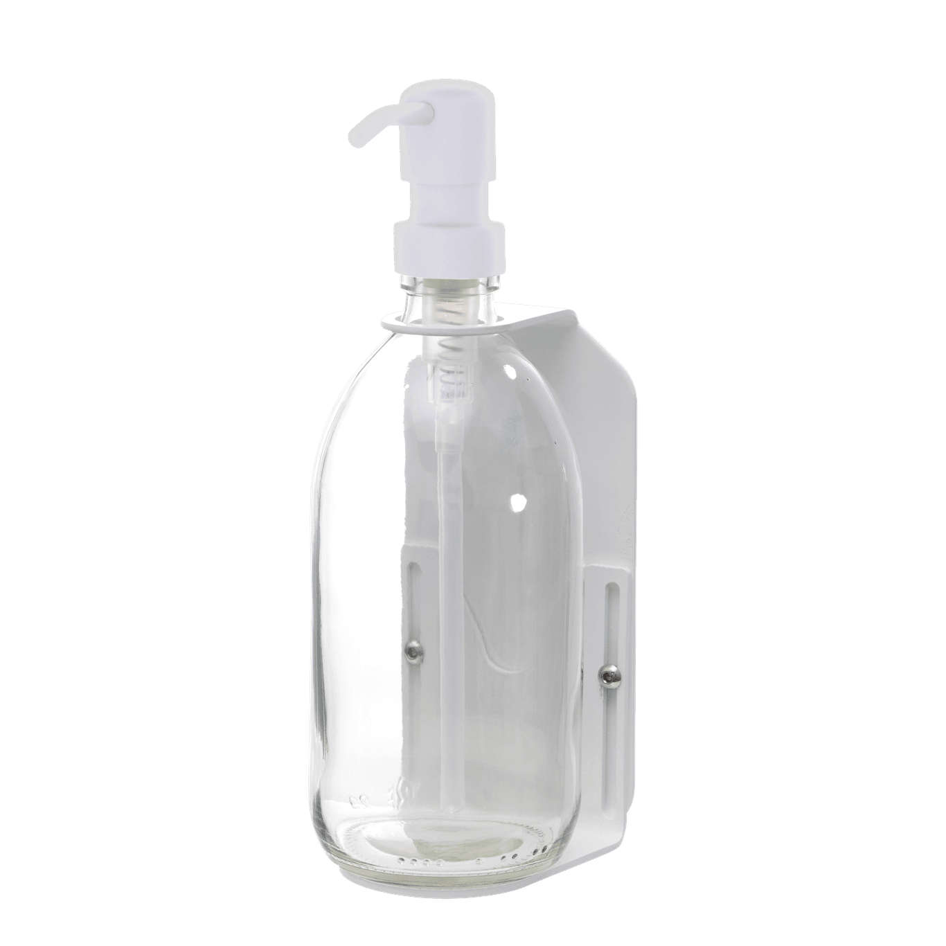 White Single Wall Mounted Soap Dispenser - REGN