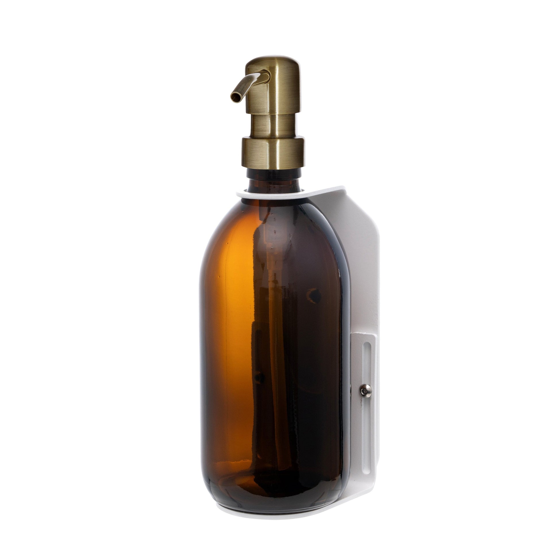 White Single Wall Mounted Soap Dispenser - REGN