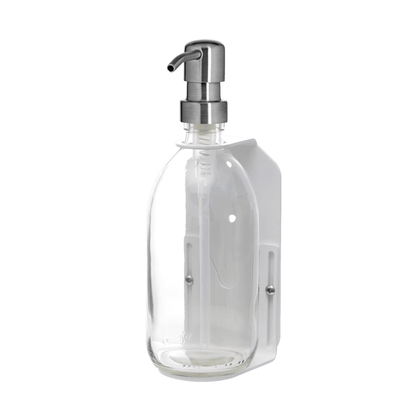 White Single Wall Mounted Soap Dispenser - REGN