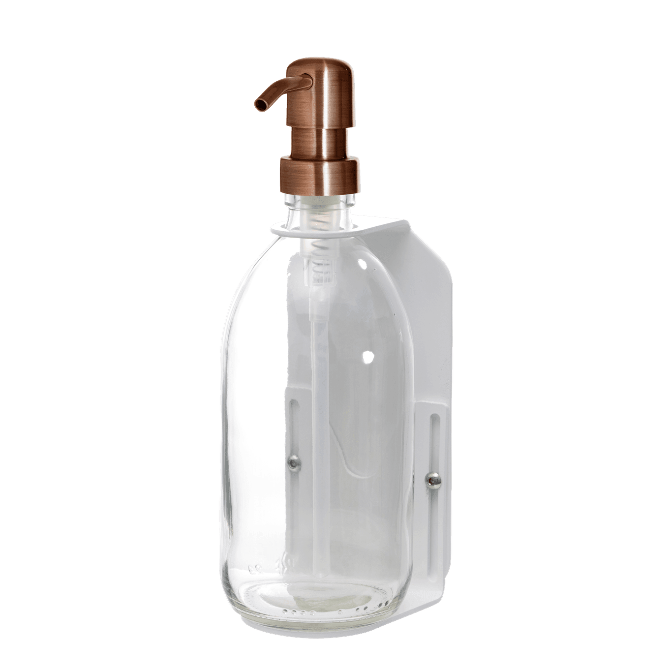 White Single Wall Mounted Soap Dispenser - REGN