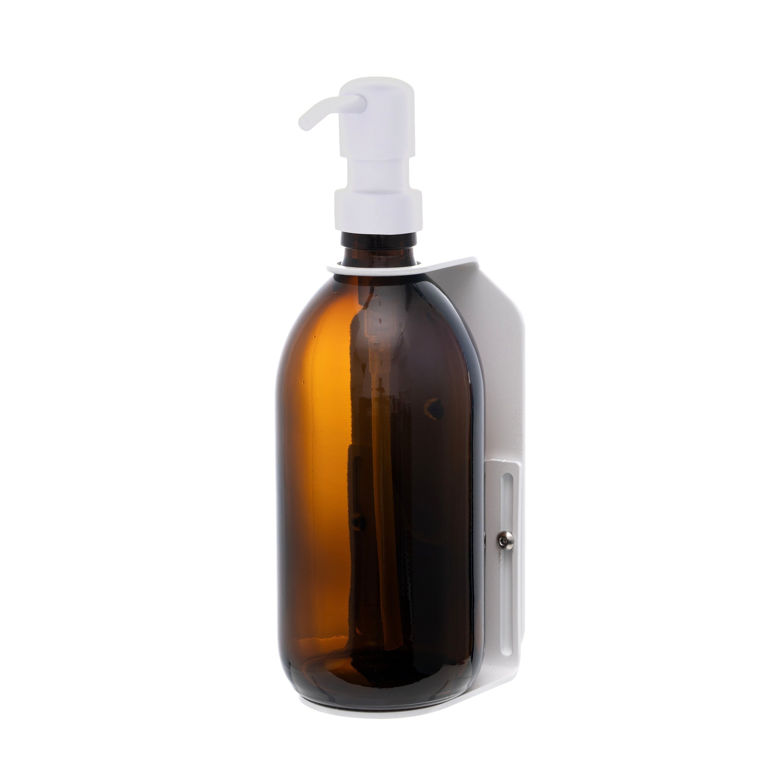 White Single Wall Mounted Soap Dispenser - REGN