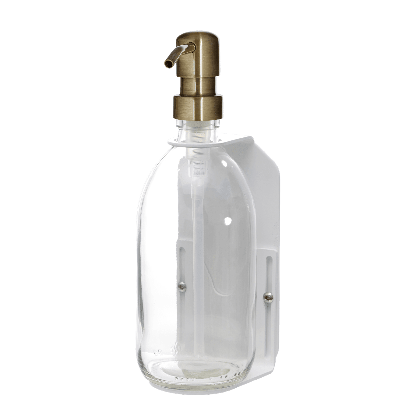 White Single Wall Mounted Soap Dispenser - REGN