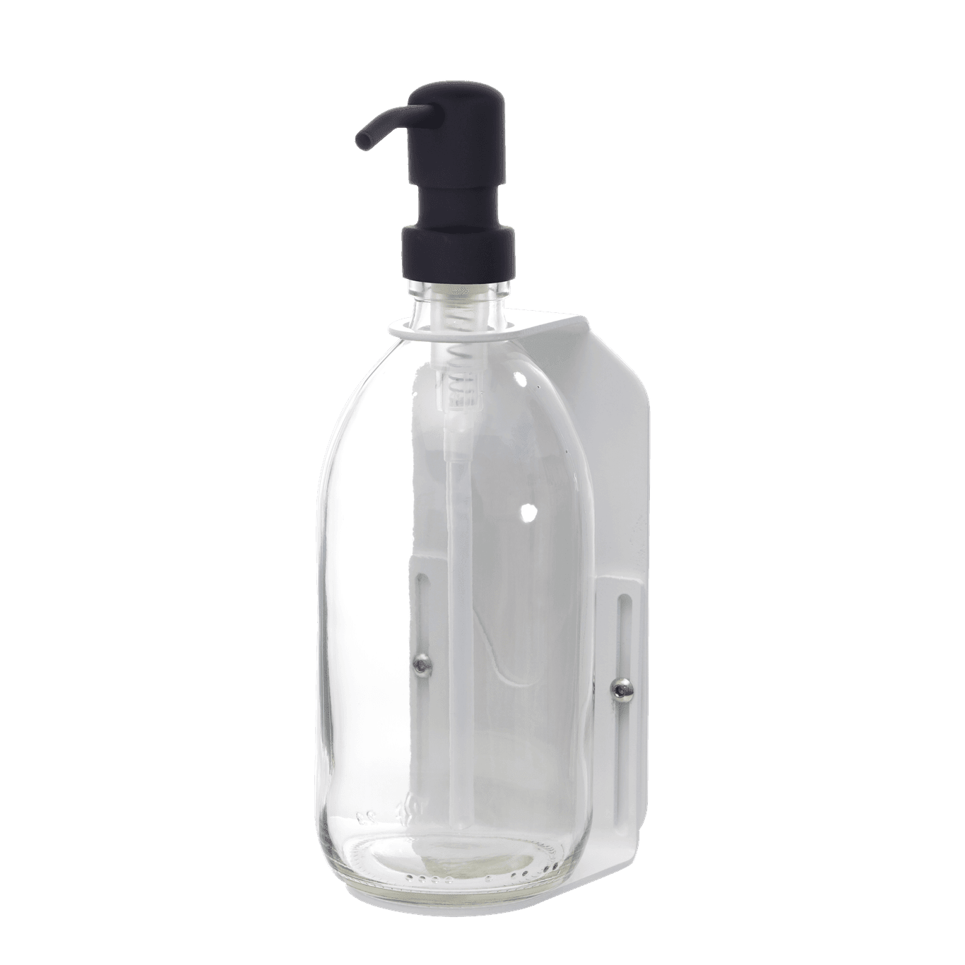 White Single Wall Mounted Soap Dispenser - REGN