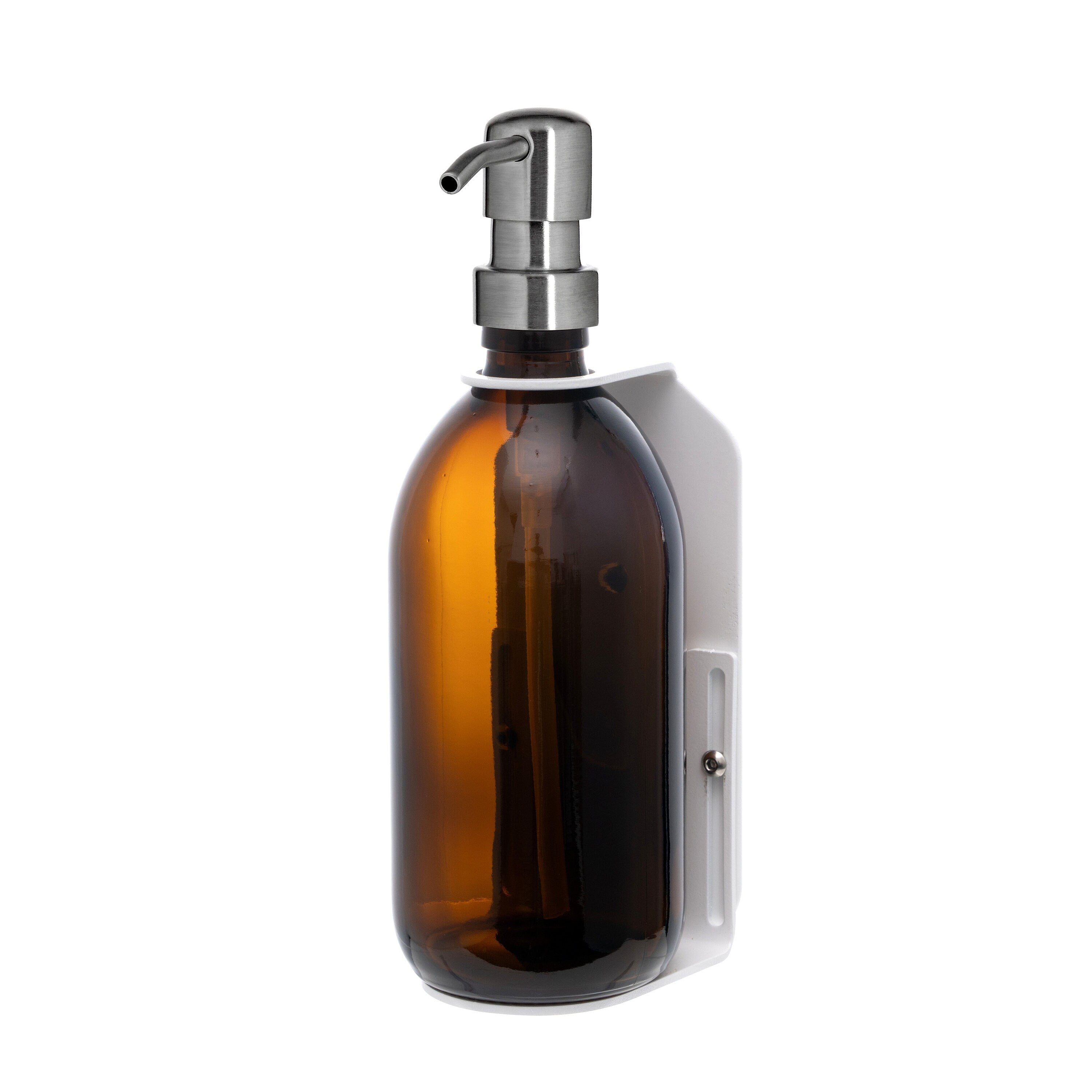 White Single Wall Mounted Soap Dispenser - REGN