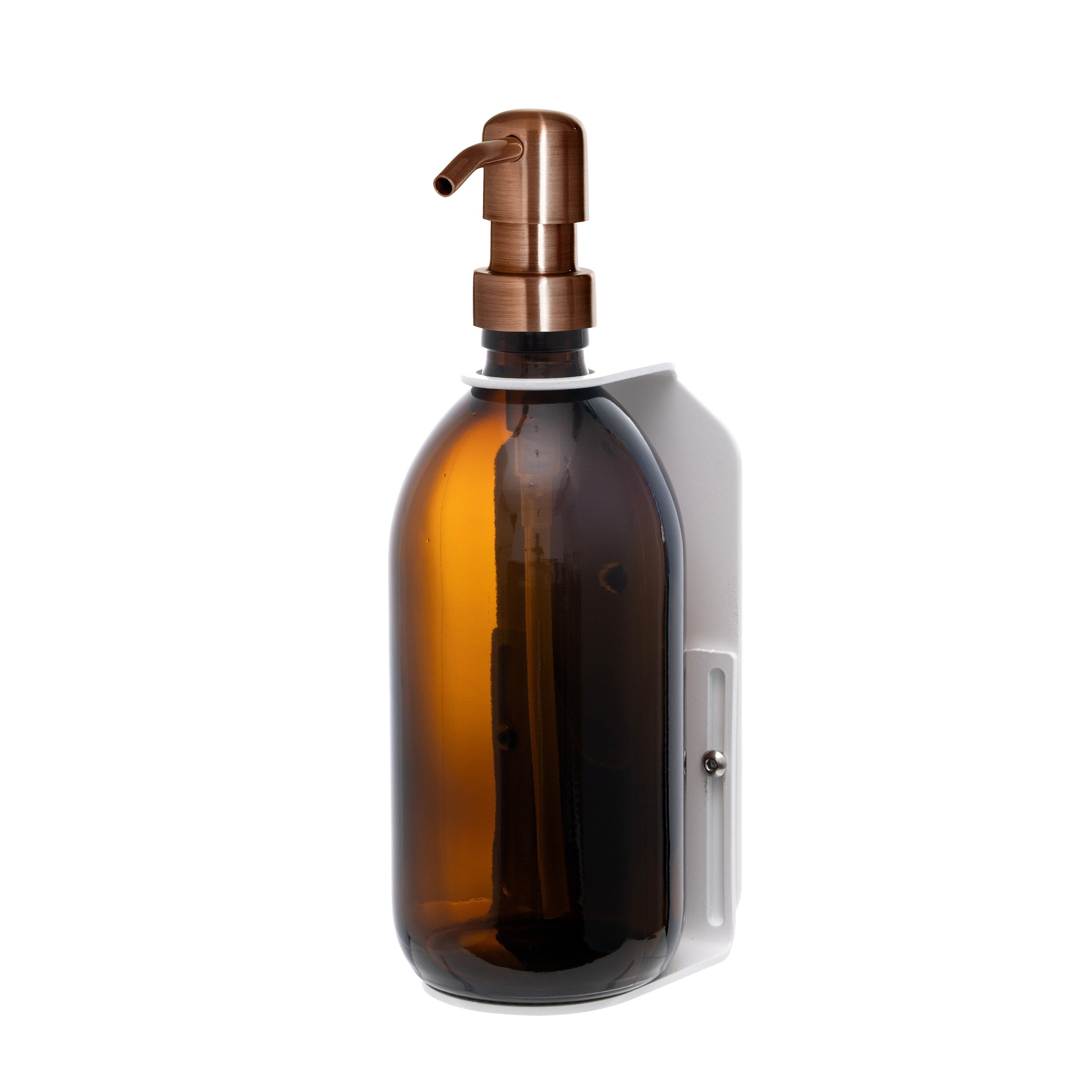 White Single Wall Mounted Soap Dispenser - REGN