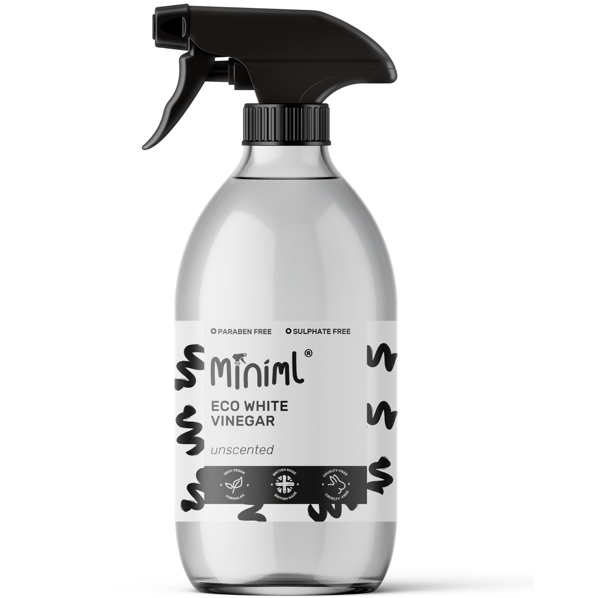 White Vinegar – 500ml Refillable Glass Bottle Multi - Purpose Cleaner - REGN