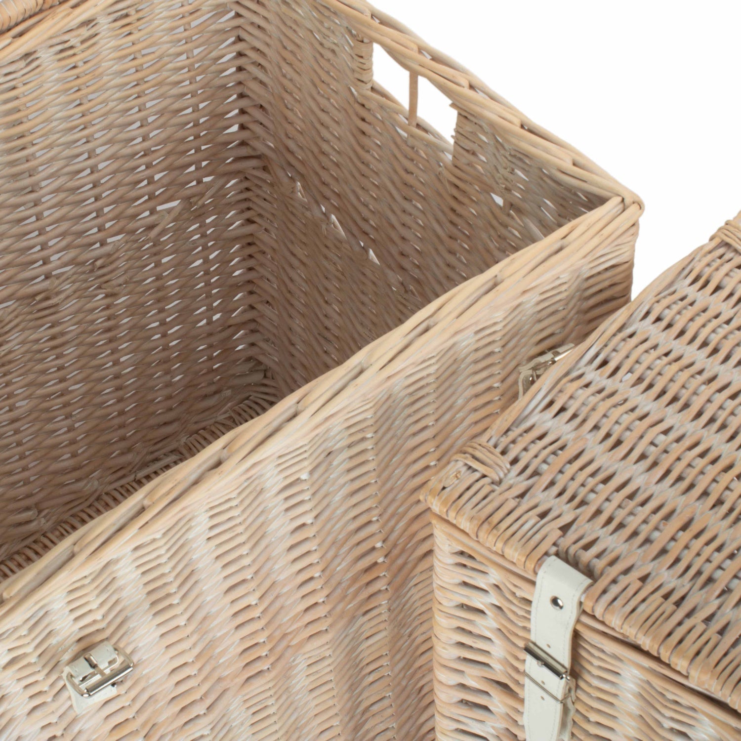 White Wash Willow Vintner Storage Hamper Set 2 - REGN