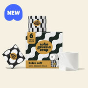 Who Gives A Crap Extra Soft Bamboo Toilet Tissue | 6 Mega Rolls - REGN