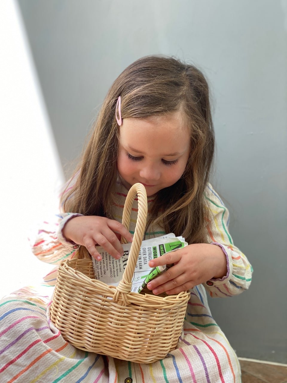 Wicker Shopping Basket - REGN