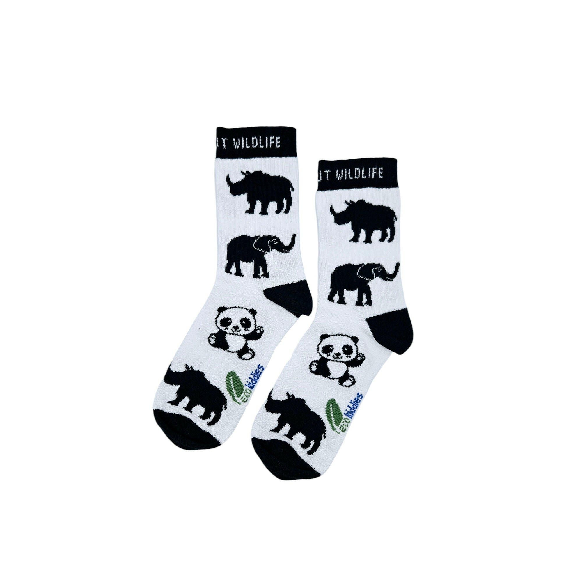 WILD ABOUT WILDLIFE ORGANIC COTTON KIDS SOCKS - REGN