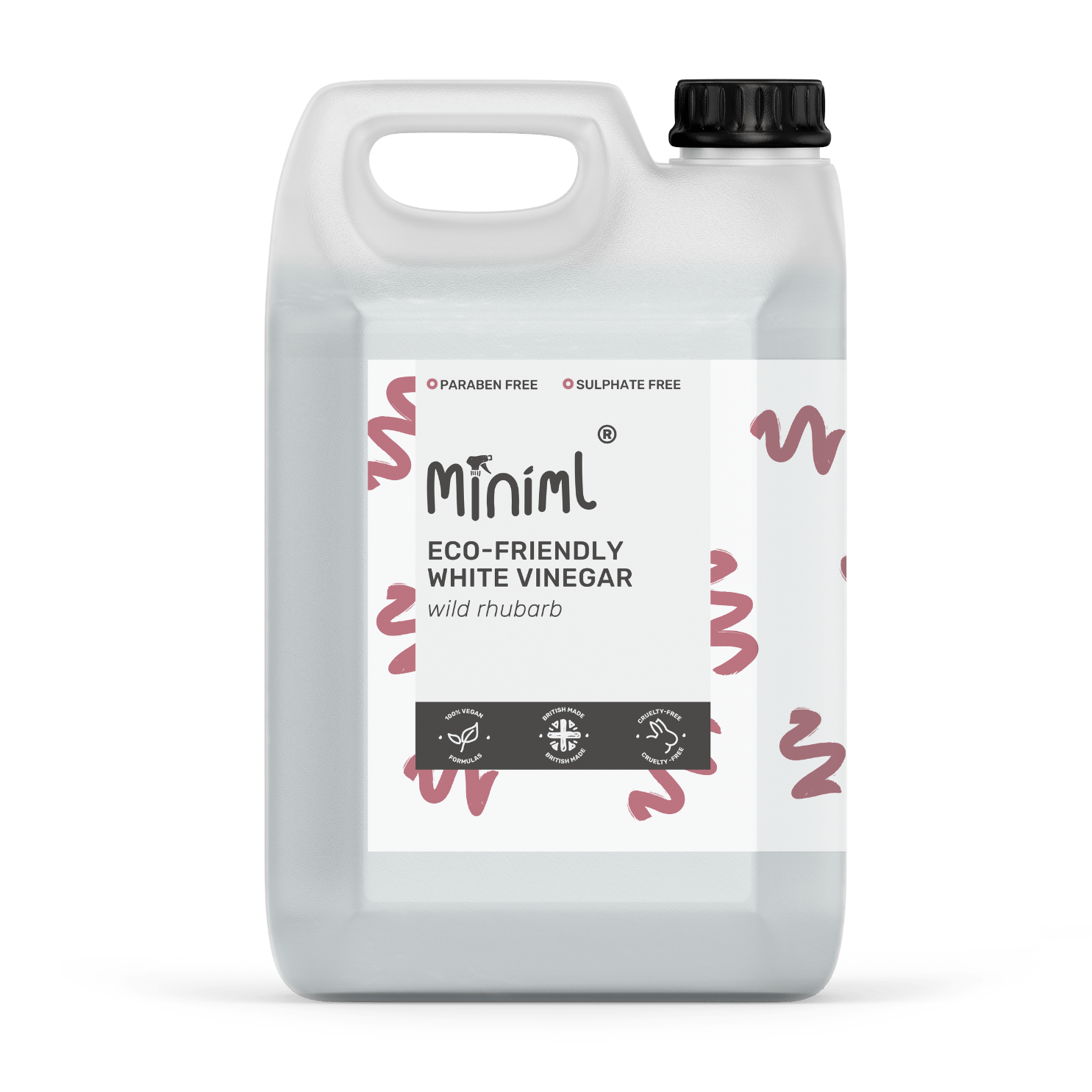 Wild Rhubarb White Vinegar – 5L Eco Refill Multi - Surface Cleaner - REGN