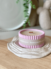 Wildflower Stoneware Soy Candle – Eco - Friendly Floral Home Fragrance - REGN