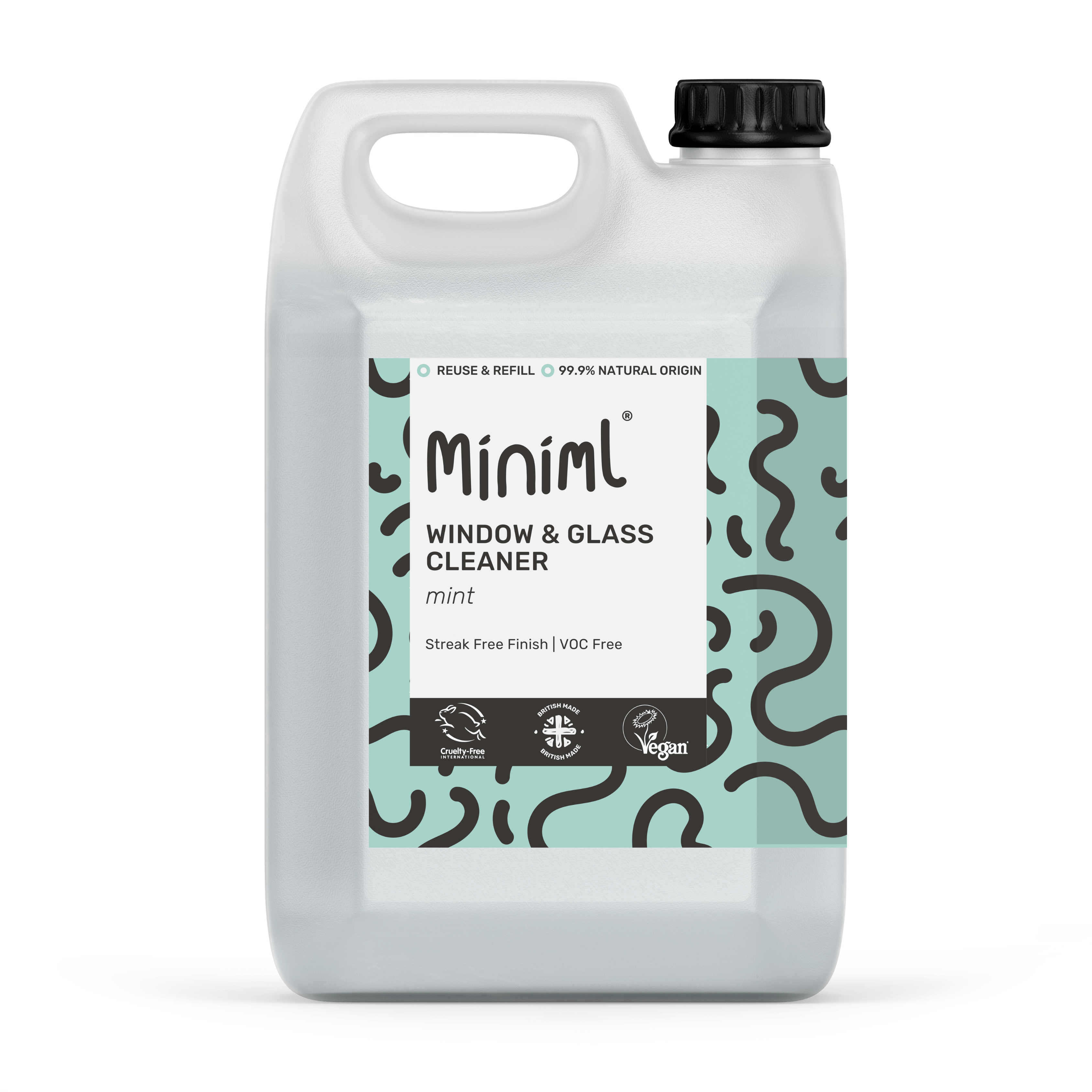 Window & Glass Cleaner - Mint 5L Refill - REGN