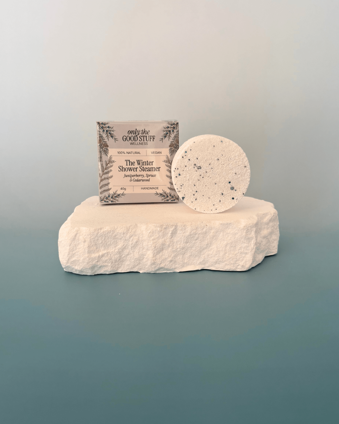 Winter Shower Steamer with Essential Oils – Juniperberry, Spruce & Cedarwood - REGN