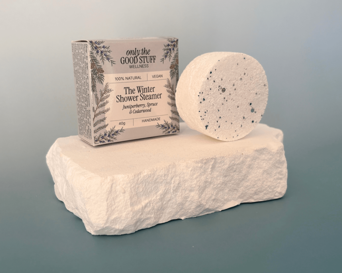 Winter Shower Steamer with Essential Oils – Juniperberry, Spruce & Cedarwood - REGN