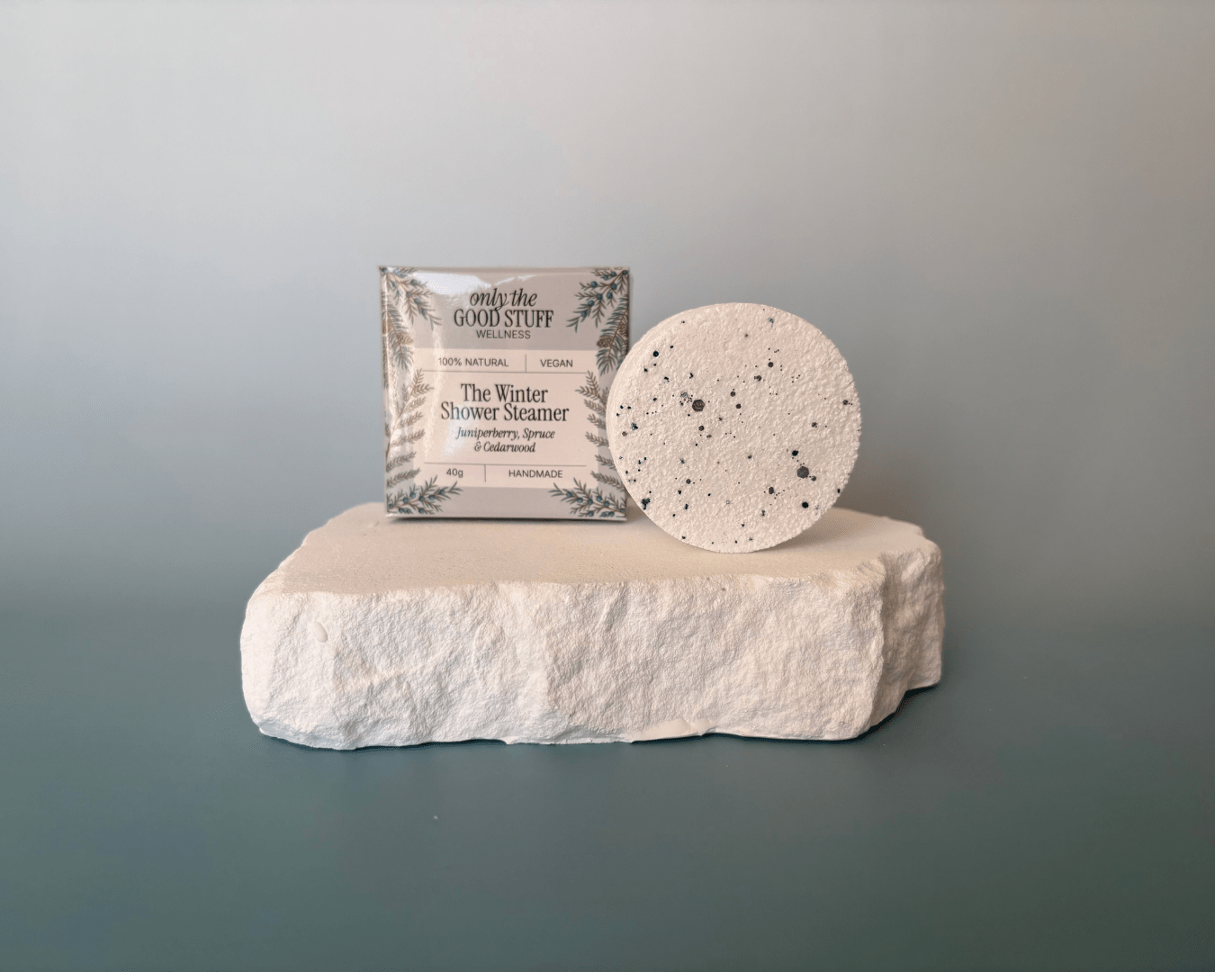 Winter Shower Steamer with Essential Oils – Juniperberry, Spruce & Cedarwood - REGN