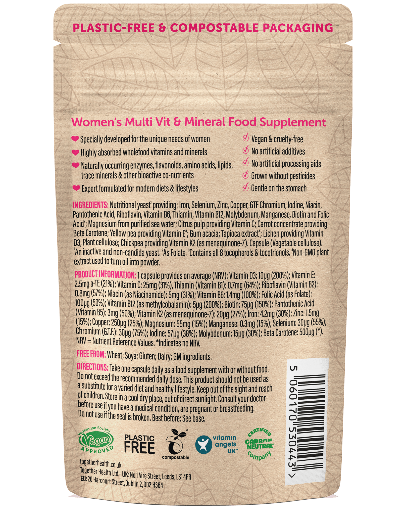 Women’s Multivitamin – Vegan – 30 Capsules - REGN