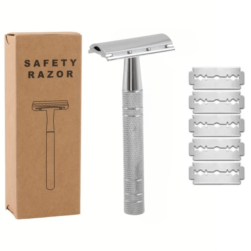 Women's Reusable Safety Razor With 5 Blades - Premium Eco Single Blade Razor, Choice Of Colours - REGN
