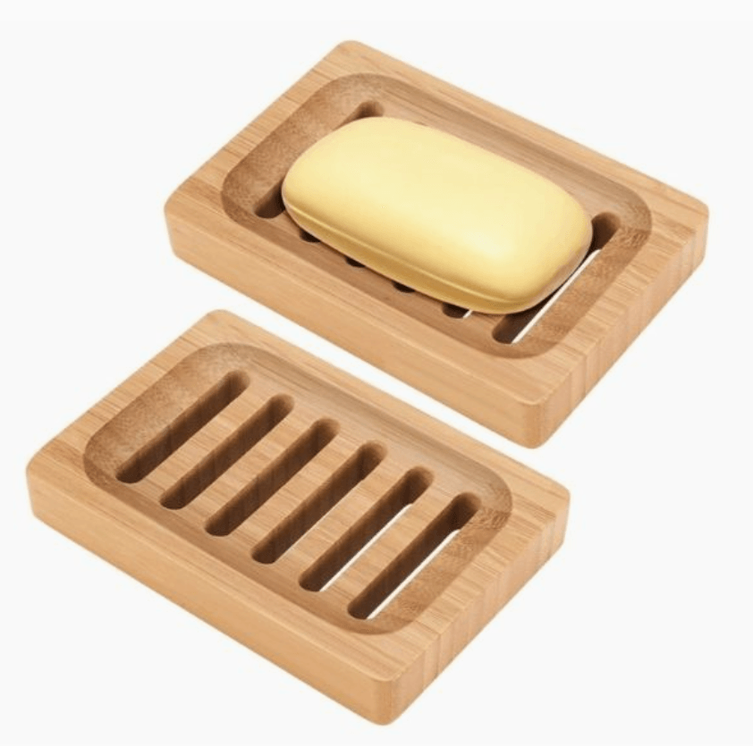 Wooden Soap Tray, Rectangular Shape Tray For Soap Bars - REGN