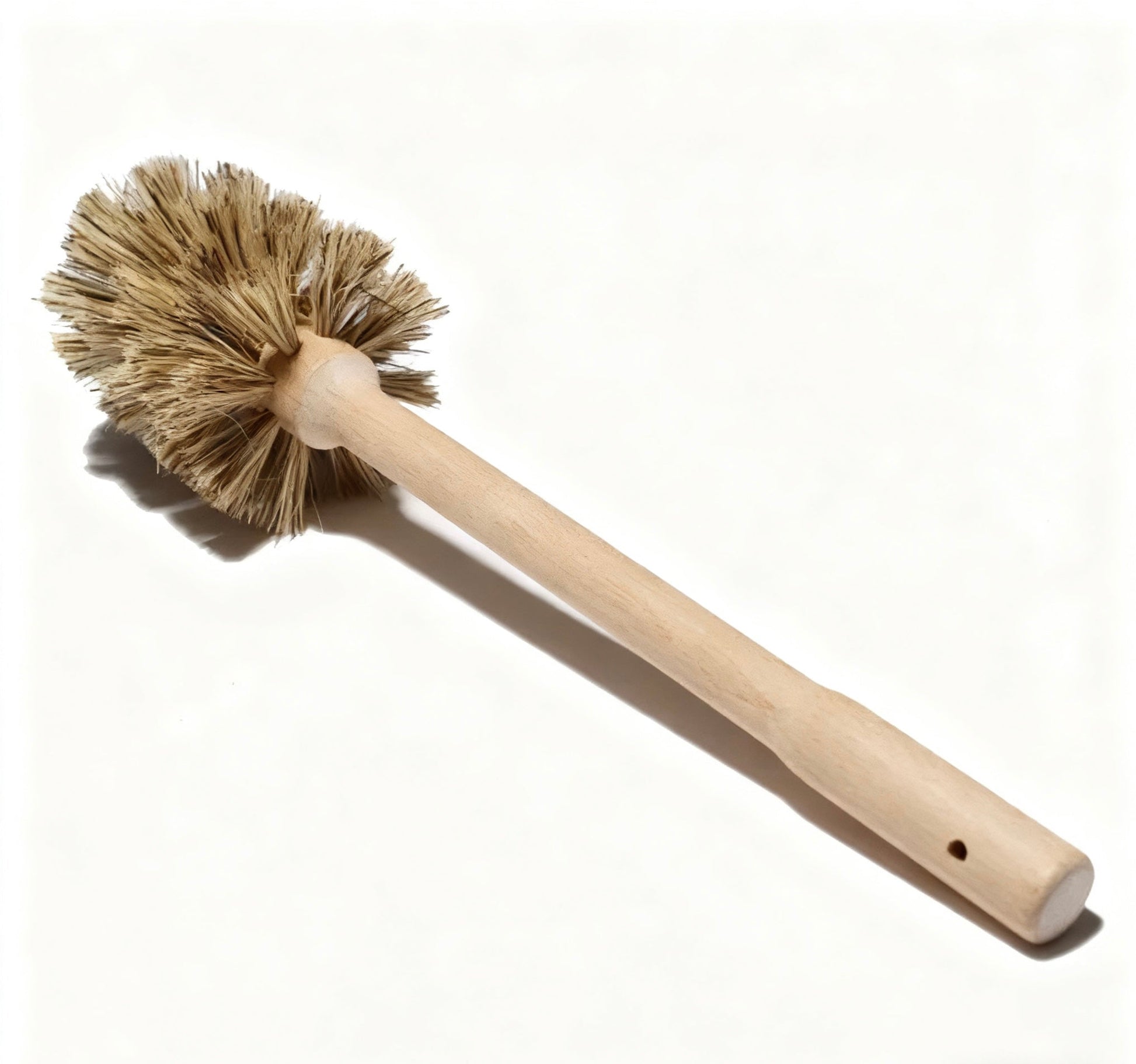 Wooden Toilet Brush with Beech Handle and Coconut Fibre Bristles - REGN
