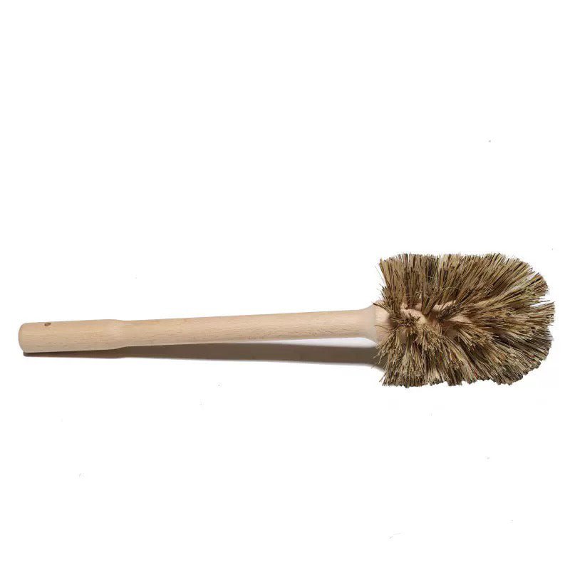 Wooden Toilet Brush with Beech Handle and Coconut Fibre Bristles - REGN