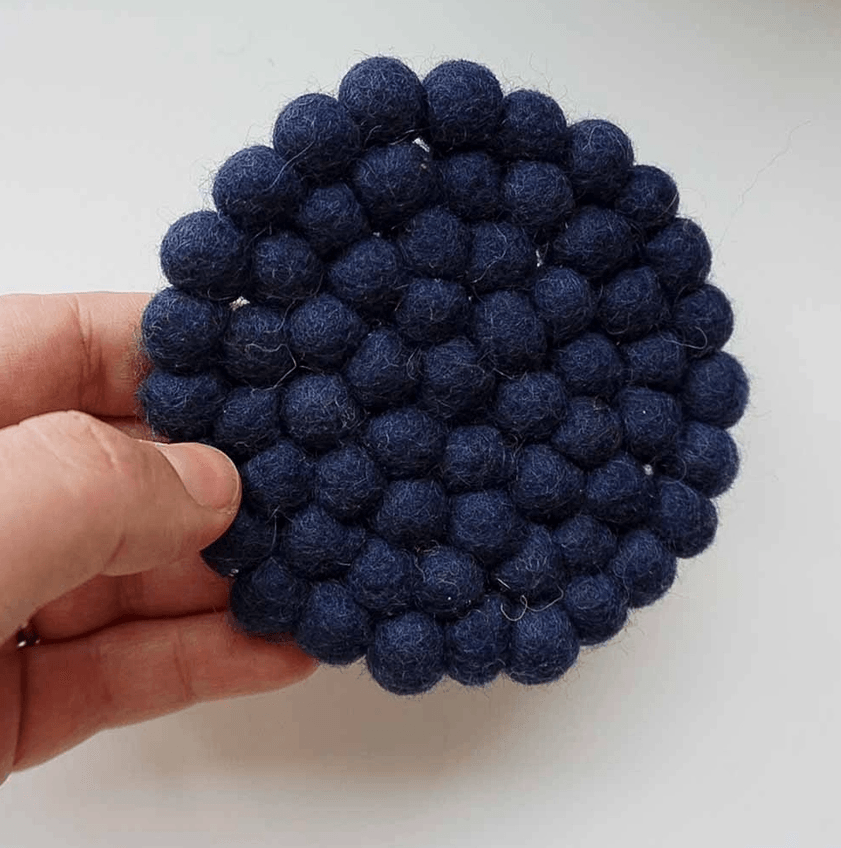 Wool Felt Hand Made Coaster - REGN
