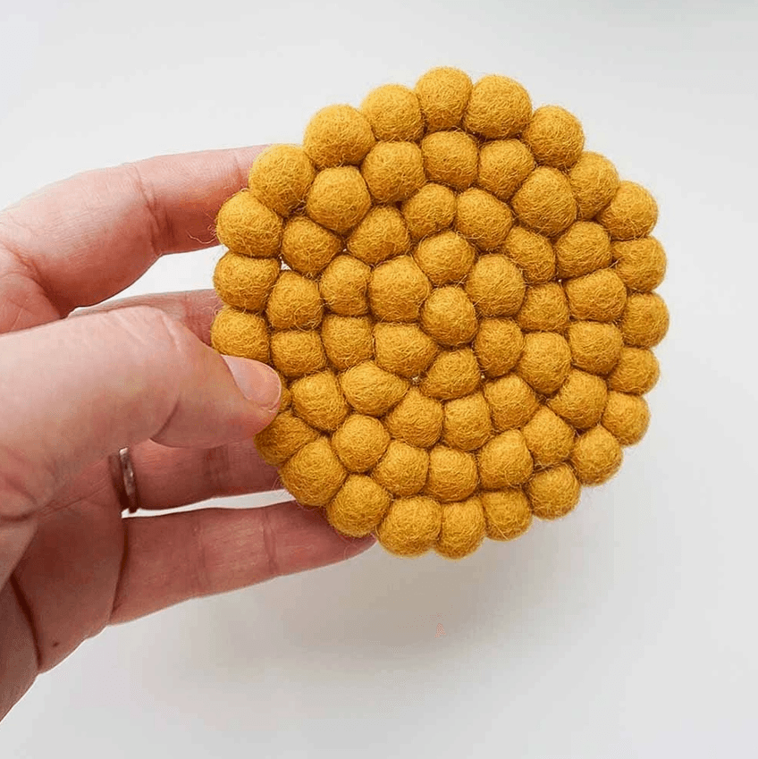 Wool Felt Hand Made Coaster - REGN