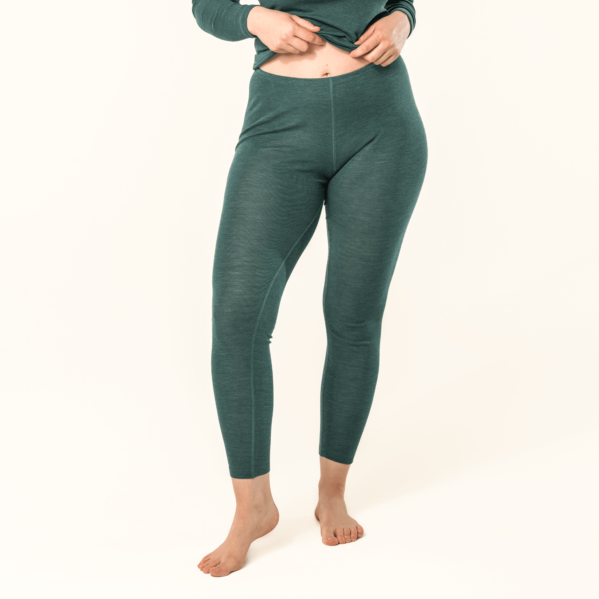 Wool & Organic Cotton Leggings: Womens - REGN