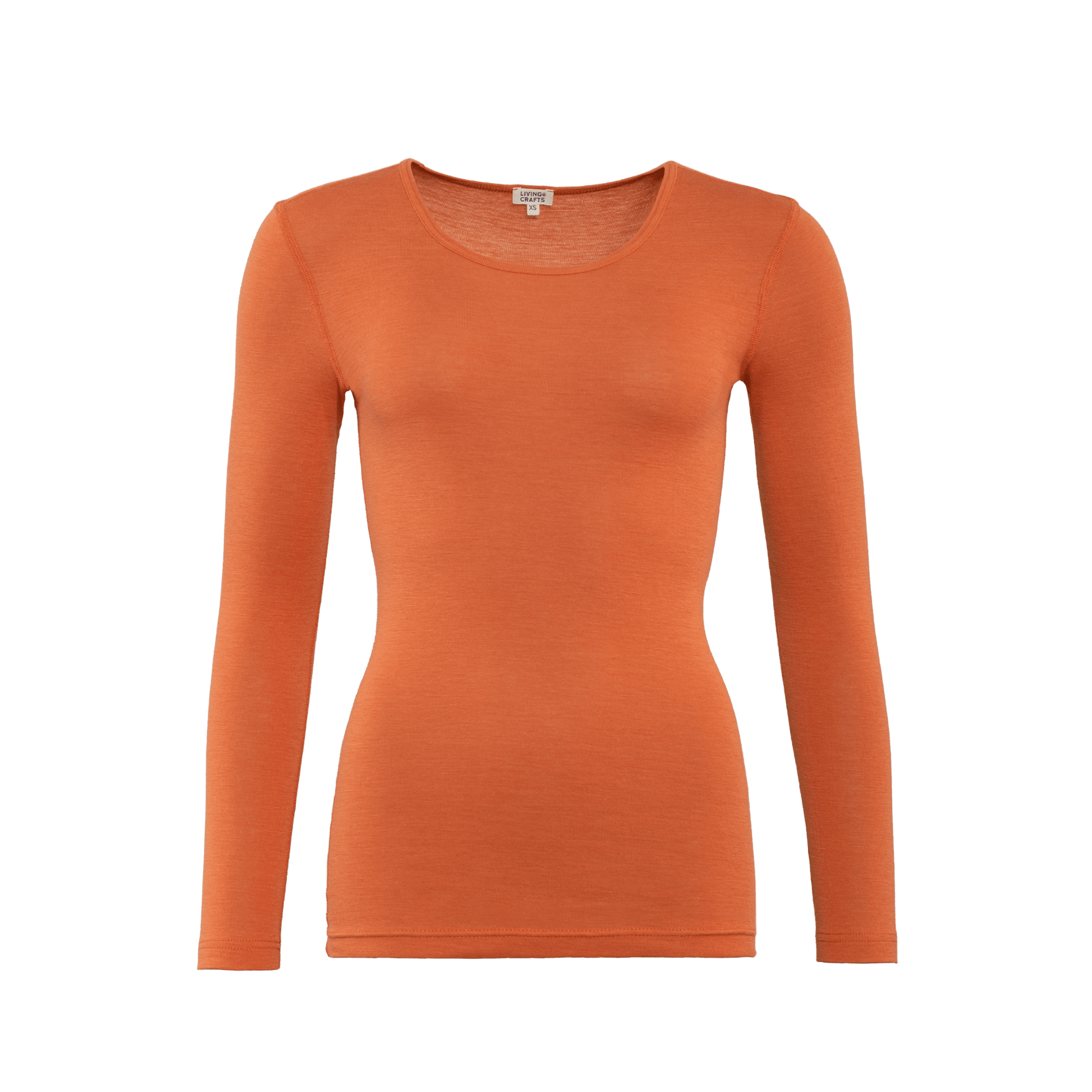 Wool & Organic Cotton Long Sleeve T-shirt: Womens - REGN