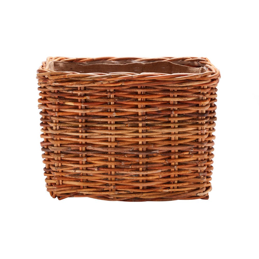 Wovenhill Bamboo Rattan Rectangle Log Basket - REGN