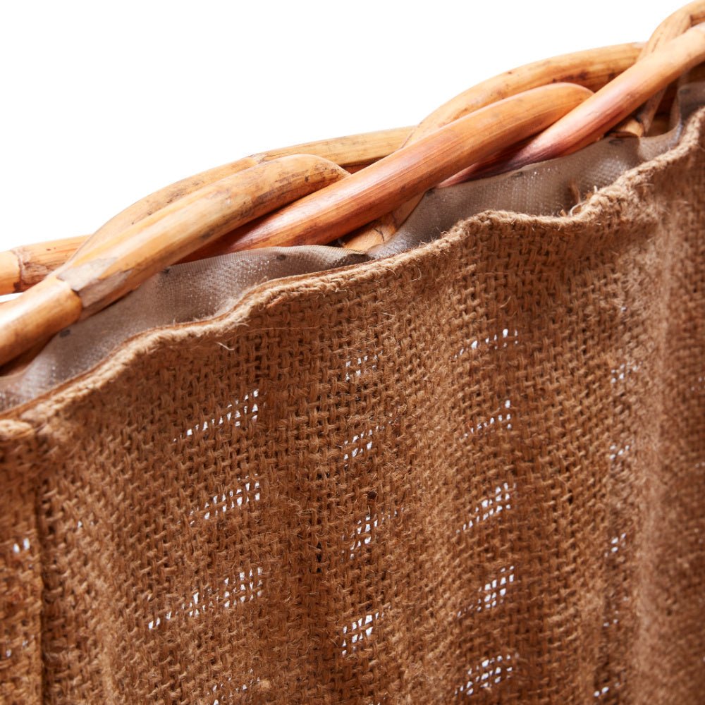 Wovenhill Bamboo Rattan Rectangle Log Basket - REGN