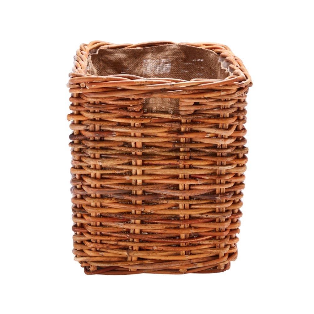 Wovenhill Bamboo Rattan Rectangle Log Basket - REGN