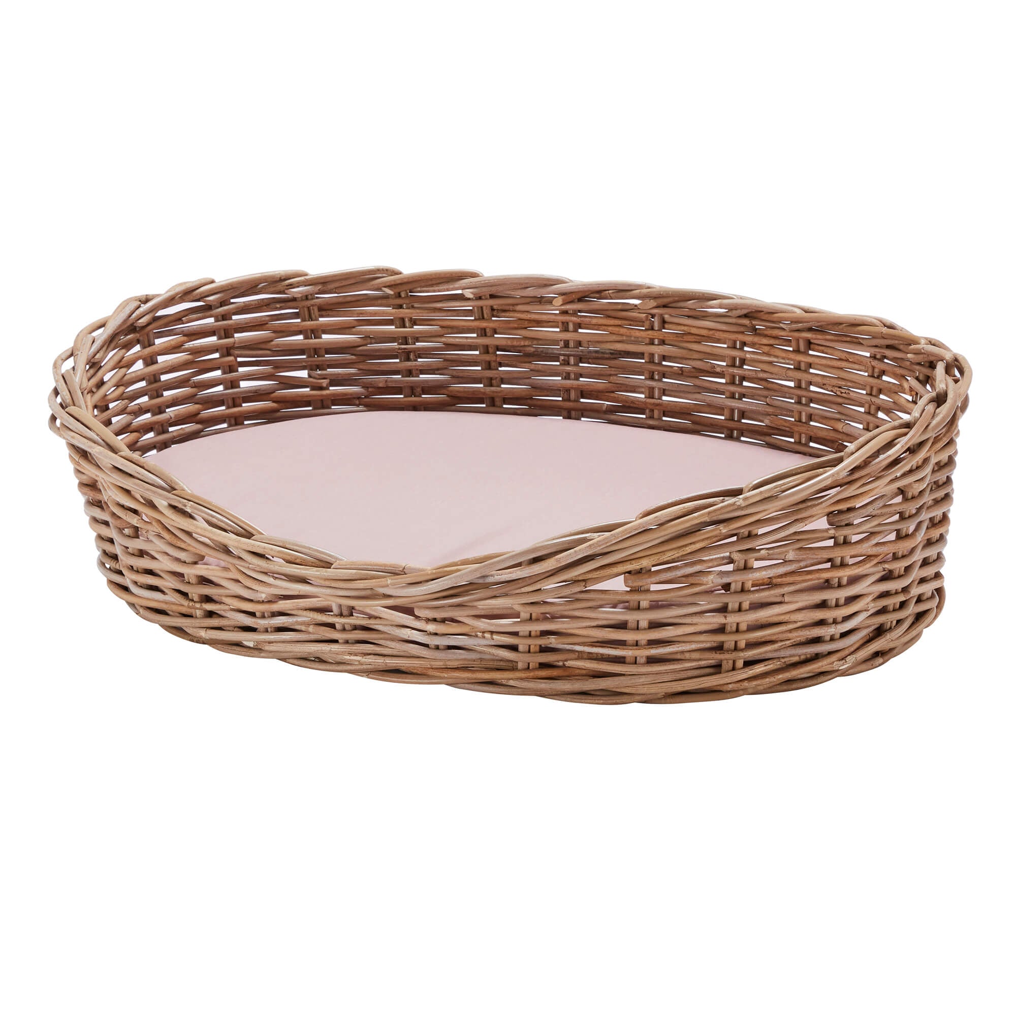 Wovenhill Kubu Rattan Oval Pet Bed - REGN