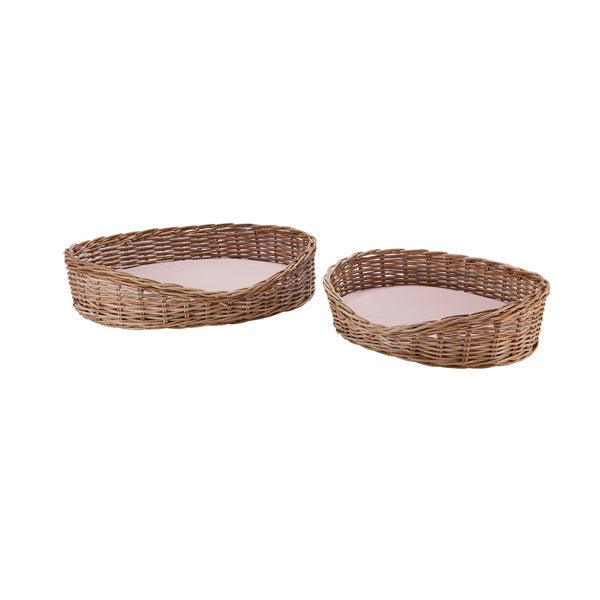 Wovenhill Kubu Rattan Oval Pet Bed - REGN