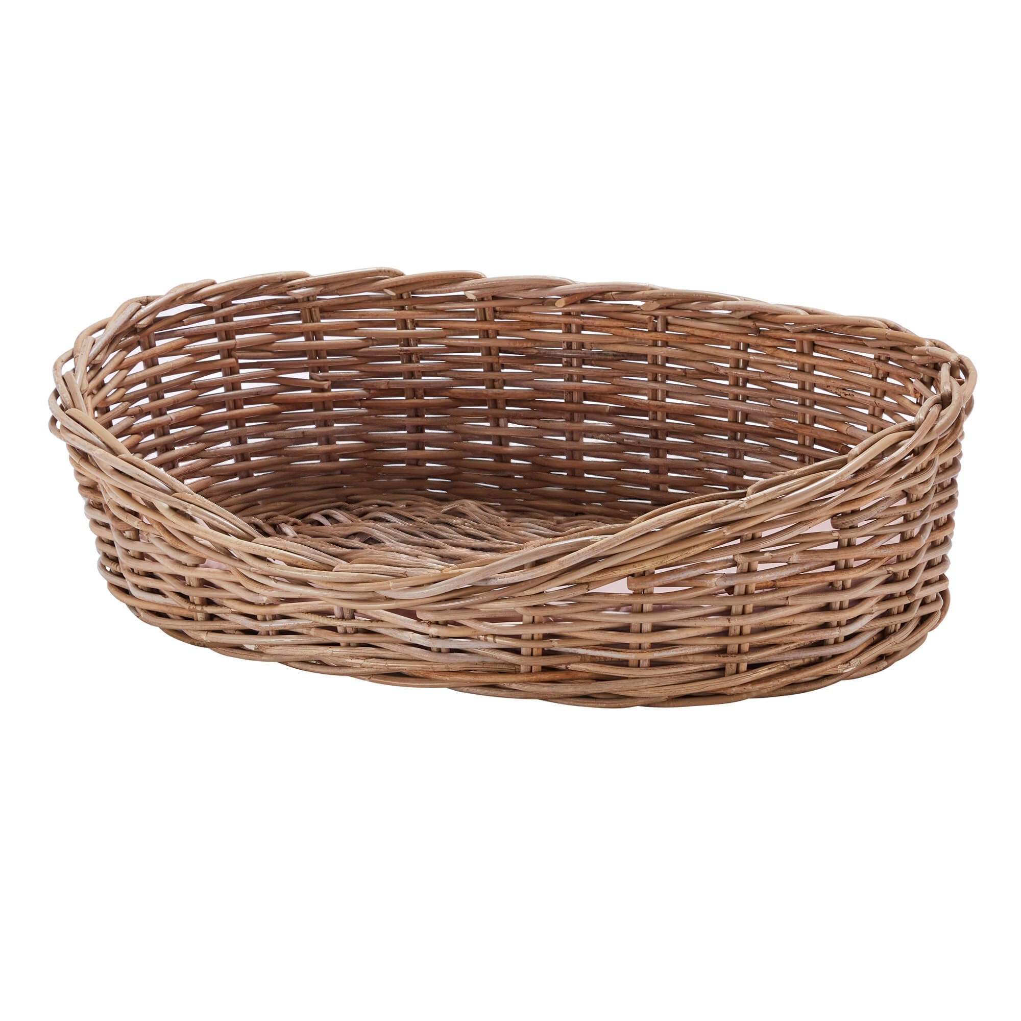Wovenhill Kubu Rattan Oval Pet Bed - REGN
