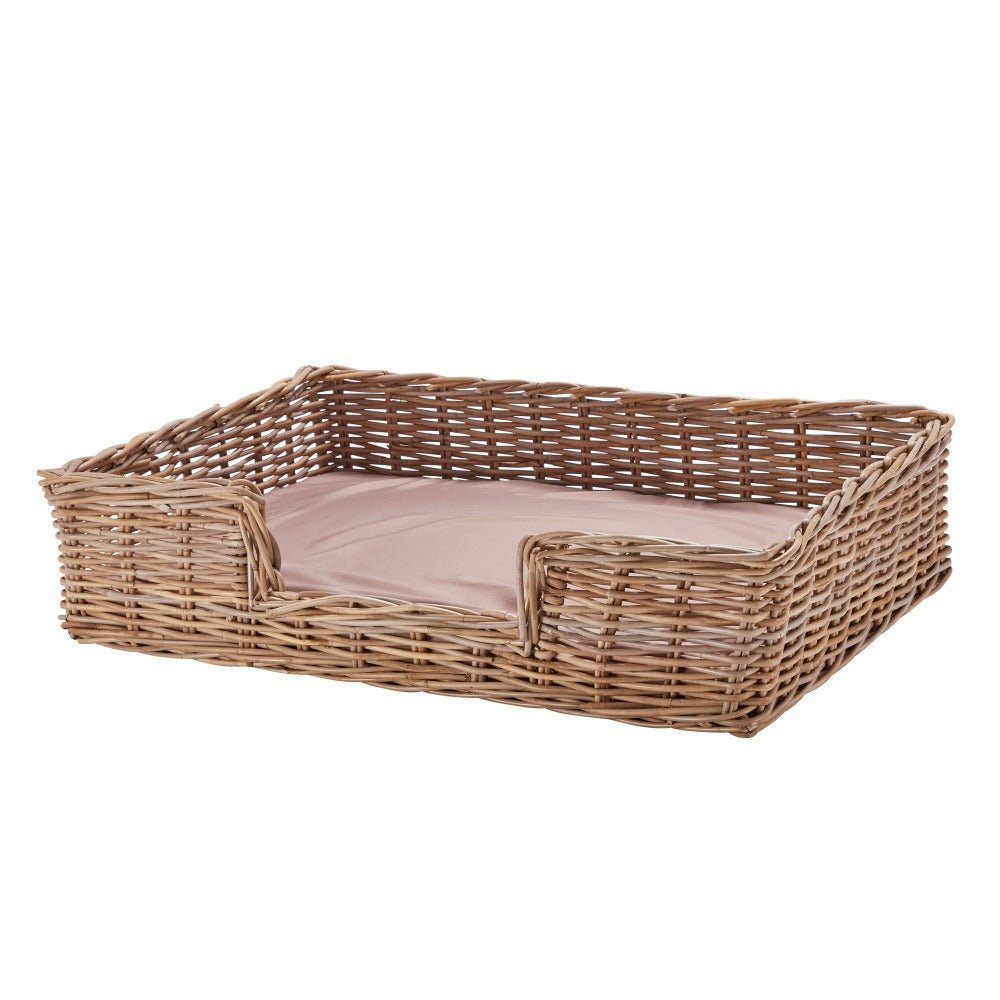 Wovenhill Kubu Rattan Rectangular Pet Bed - REGN