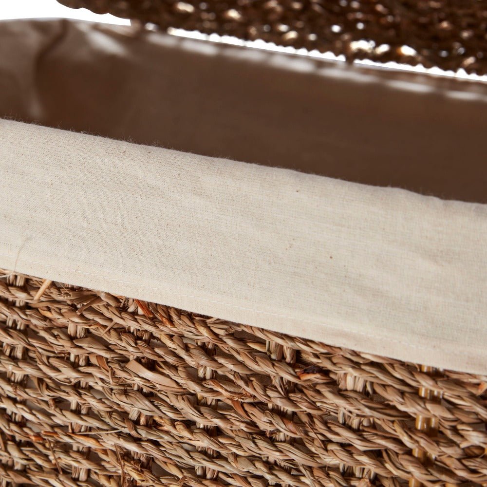 Wovenhill Seagrass Rattan Laundry Basket - REGN